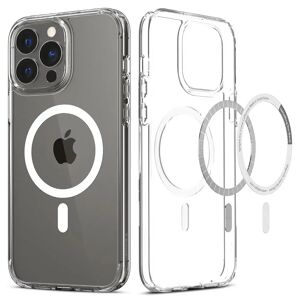iPhone 13 Pro Spigen Ultra Hybrid Cover - MagSafe Kompatibel - Gennemsigtig / Hvid
