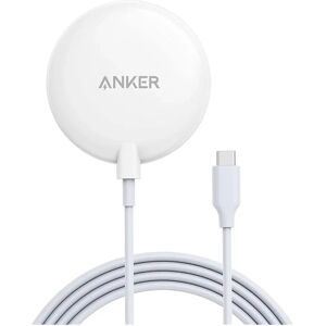 Anker Powerwave Pad Lite 7.5W Magnetisk Trådløs Oplader - MagSafe Kompatibel - Hvid