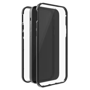 iPhone 14 Plus Black Rock 360° Glass Case Magnetisk Cover m. Glas For & Bagside - Sort