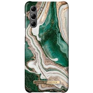 iDeal Of Sweden Samsung Galaxy S21 Fashion Case Golden Jade Marble