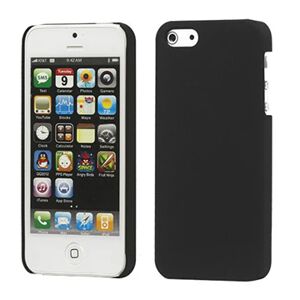 MOBILCOVERS.DK iPhone SE / 5 / 5s Plast Cover Sort