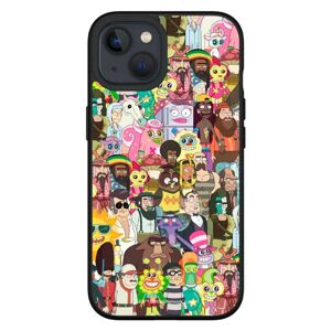 iPhone 13 RhinoShield SolidSuit Cover m. Rick and Morty - Alien Parasites