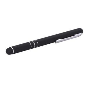 MOBILCOVERS.DK Touch Pen Universal Sort med Sølvkant