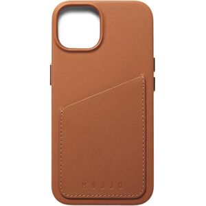 Mujjo iPhone 14 Leather Wallet Case - Brun