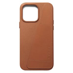Mujjo iPhone 14 Pro Max Leather Wallet Case - Brun