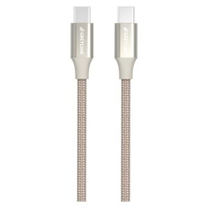 GreyLime Braided USB-C til USB-C Kabel 1 m - Beige