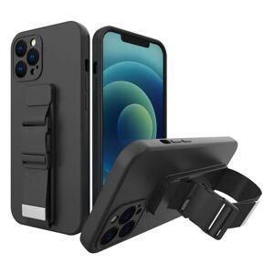 iPhone X / Xs Hurtel Plastik Cover m. Strop - Sort