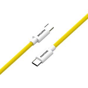 Pantone 60W PD USB-C til USB-C Kabel 1.5m - Gul