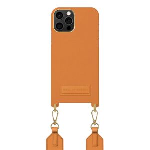 iDeal Of Sweden iPhone 12 / 12 Pro Athena Necklace Cover m. Lille Taske - Orange Sorbet