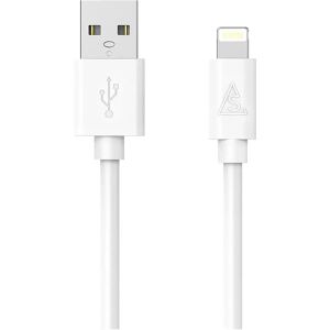 Smartline USB-A til Lightning Kabel 1 m. - Hvid