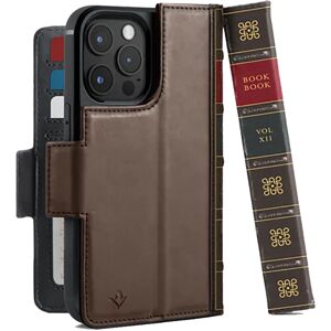 iPhone 14 Pro Twelve South BookBook Cover - MagSafe Kompatibel - Brun