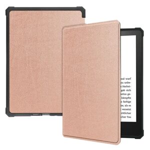 TABLETCOVERS.DK Amazon Kindle Paperwhite 5 11th Generation (2021) Læder Flip Cover - Rose Gold