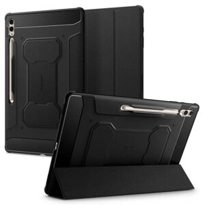 Samsung Galaxy Tab S9 Ultra / S8 Ultra Spigen Rugged Armor Pro Cover m. S-Pen Holder - Sort