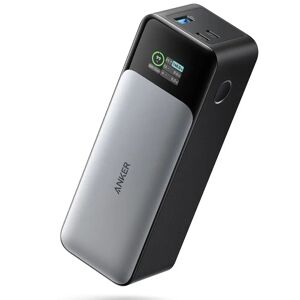 Anker 737 GaN Gen.2 Powerbank 24.000 mAh 18W 2x PD USB-C & 1x USB-A - Sort