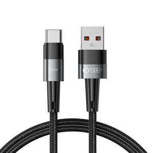 Tech-Protect Ultraboost 66W/6A USB-A til USB-C Kabel 1m - Sort