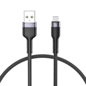 Tech-Protect Ultraboost 3A USB-A til micro-USB Kabel 25cm - Sort
