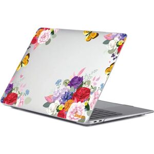 Macbook Air 13 M1 (2020) / Air 13 (2018-2020) ENKAY Hårdt Plastik Cover m. Motiv - Buket Blomster