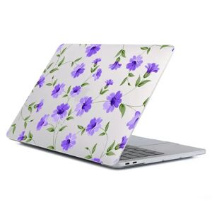 TABLETCOVERS.DK MacBook Pro 16 M1/M2/M3 (2021-2023) Hårdt Plastik Cover - Lilla Blomster