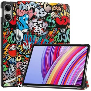 EIDERWOOD EDIERWOOD Xiaomi Redmi Pad Pro Tri-Fold Kunstlæder Cover m. Vågeblus Funktion - Graffiti