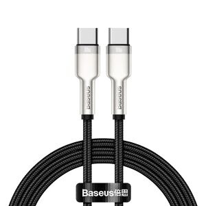 Baseus Cafule 100W USB-C til USB-C Kabel 1m - Power Delivery - Sort