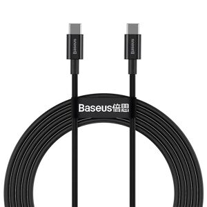 Baseus Superior Series 100W USB-C til USB-C Kabel - 2m - Sort