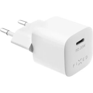 Fixed Mini PD 20W Vægoplader m. 1 x USB-C - Hvid