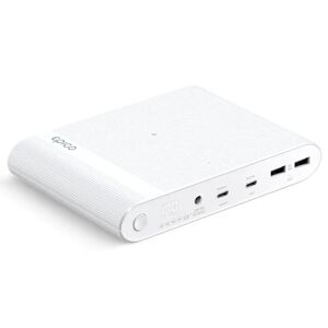 Epico Multifunktionel Powerbank m. USB-C, USB-A, DC + Biloplader - 26.800 mAh - Hvid
