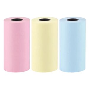 Udskrivningspapir til Hurtel Mini Cat Termisk Printer - 3 Pack - Multifarvet