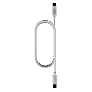 Upström Cirkulär 100W USB-C til USB-C Kabel - 2.5m - Hvid