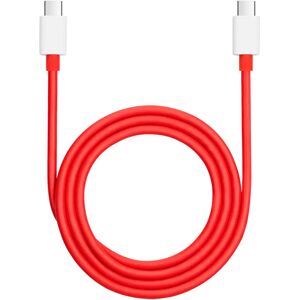 Original OnePlus USB-C til USB-C 12A Data- og Opladerkabel 150W - 1m - Rød