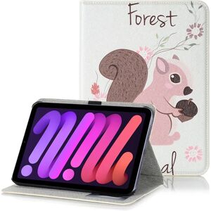 TABLETCOVERS.DK iPad Mini (2021) Cover m. Kortholder & Touch Pen Holder - 