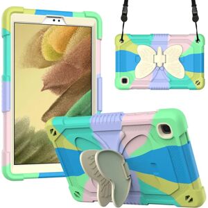 TABLETCOVERS.DK Samsung Galaxy Tab A7 Lite Børne Cover - Butterfly Kickstand Cover - Regnbue V3