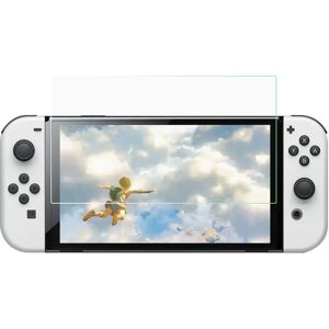 TABLETCOVERS.DK Nintendo Switch OLED Arc Edge Hærdet Glas - Skærmbeskyttelse - Gennemsigtig