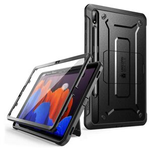 Samsung Galaxy Tab S7 / S8 Håndværker Cover - Supcase Unicorn Beetle Pro Cover m. Beskyttelsesfilm - Sort