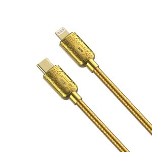 XO USB-C til Lightning Kabel PD 20W 1m - Guld