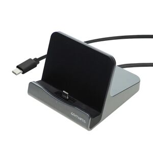 4smarts VoltDock Tablet & Mobil USB-C Opladerstation 60W - Grå