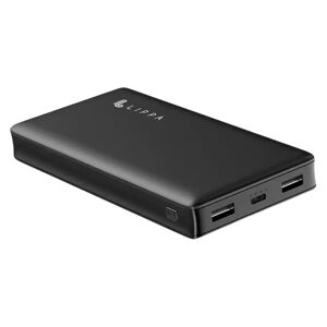 Lippa 18W Powerbank m. USB-A & USB-C - 20.000 mAh - Sort