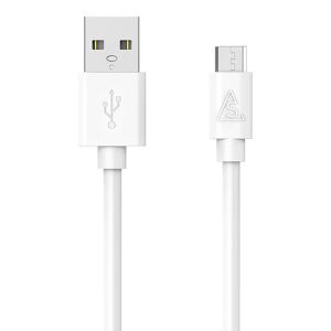 Smartline USB-A til Micro USB Kabel 1 m. - Hvid