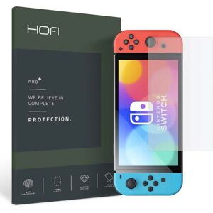 Nintendo Switch OLED Hofi Glass Pro+ Skærmbeskyttelse - Case Friendly - Gennemsigtigt