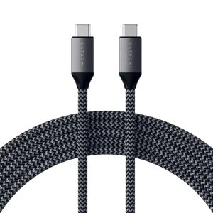 Satechi USB-C Til USB-C Kabel 100W - 2m - Space Grey