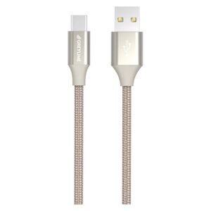 GreyLime Braided (3A/15W) USB-C Kabel 2 m. - Beige