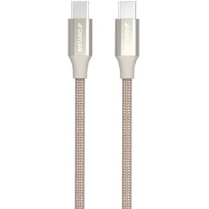 GreyLime Braided USB-C til USB-C Kabel 1 m - Beige