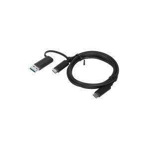 Lenovo - USB-kabel - 24 pin USB-C (han) til 24 pin USB-C (han) - 20 V - 5 A - 1 m - sort