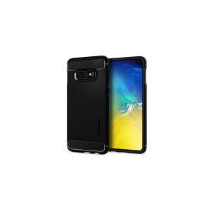 Spigen Rugged Armor, Cover, Samsung, Galaxy S10e, Sort