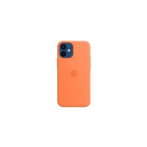 Apple - Bagsidecover til mobiltelefon - med MagSafe - silicone - kumquat - for iPhone 12 mini
