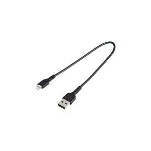 StarTech.com 30CM USB TO LIGHTNING CABLE APPLE MFI CERTIFIED - BLACK