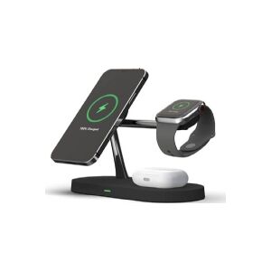 Tech-Protect TECH-PROTECT A12 3IN1 MAGNETIC MAGSAFE WIRELESS CHARGER BLACK