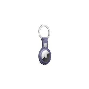 Apple - Taske til airtag - stainless steel, læder - wisteria - for AirTag