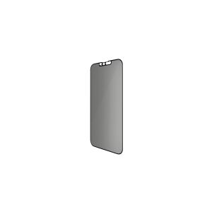 PanzerGlass CamSlider Dual Privacy - Skærmbeskytter for mobiltelefon - glas - med fortrolighedsfilter - rammefarve sort - for Apple iPhone 13, 13 Pro