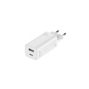 Xiaomi Mi Fast Charger with GaN Tech - Strømforsyningsadapter - 65 Watt - 3.25 A - Fast Charge - 2 output-stikforbindelser (USB, 24 pin USB-C)